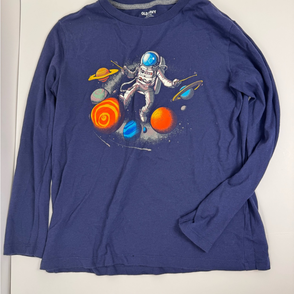 Old Navy Navy Blue Astronaut Graphic‎ Tee